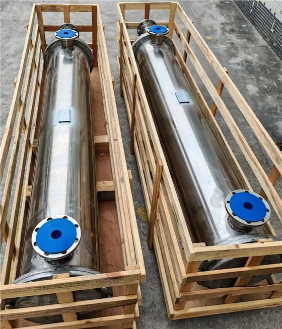 壳管式换热器产品打包发货 壳管式换热器产品打包发货